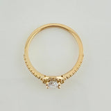 Halo Churumbela Ring 2.05gr / T7 / 18K Yellow Gold &