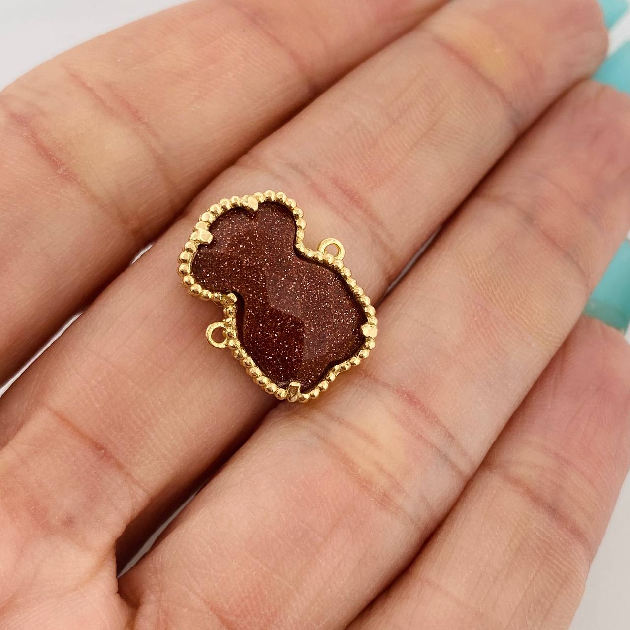 Herraje Oso Ts 3.15gr / 3/4 in / Oro Amarillo 18K &