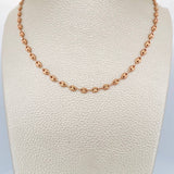 Cadena GC 4.6gr / 16 1/4 in / Oro Rosa 18K +