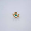 Half Moon Piercing 0.35gr / 0.5in / 18K Gold $