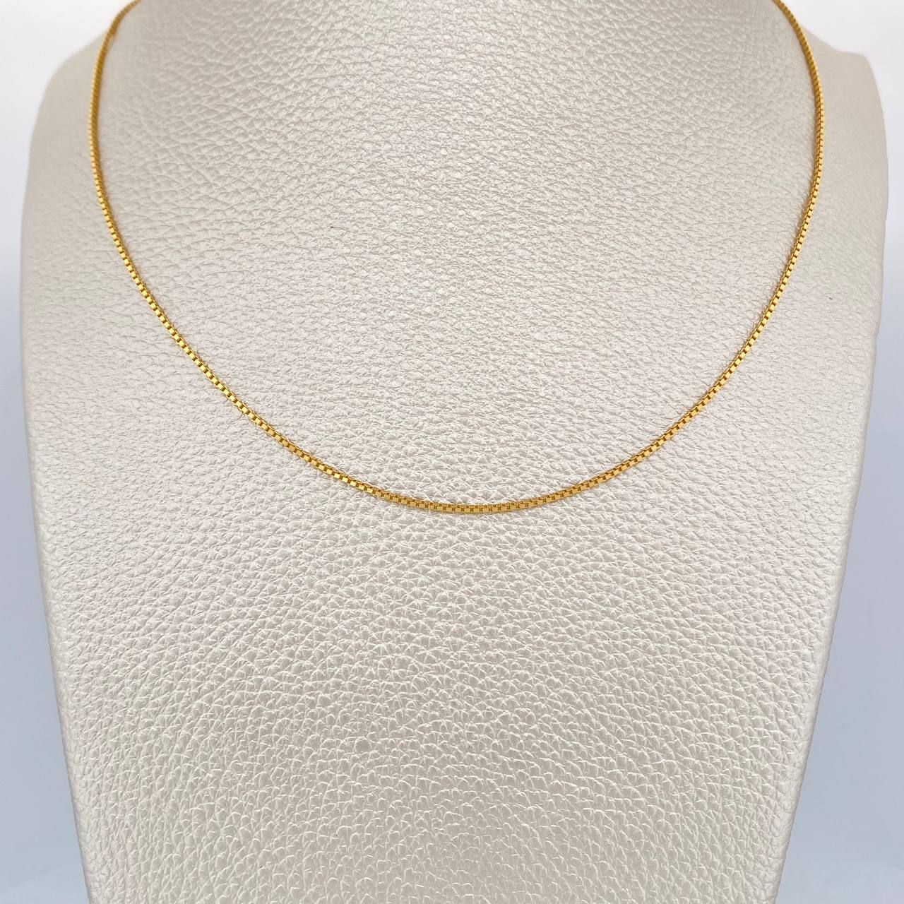 Cadena Veneciana 1.5gr / 15 3/4 in / Oro Amarillo +3 18K +