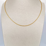Cadena Veneciana 1.5gr / 15 3/4 in / Oro Amarillo +3 18K +
