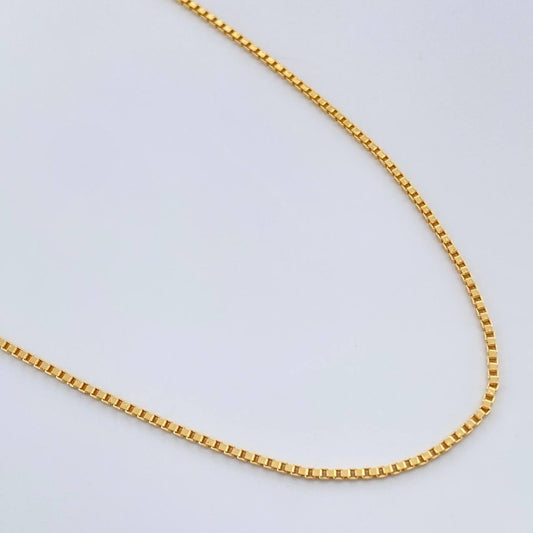 Cadena Veneciana 1.5gr / 15 3/4 in / Oro Amarillo +3 18K +