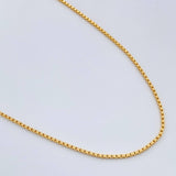 Cadena Veneciana 1.5gr / 15 3/4 in / Oro Amarillo +3 18K +