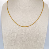 Cadena Lazo 1gr / 15 3/4 in / Oro Amarillo +3 18K %