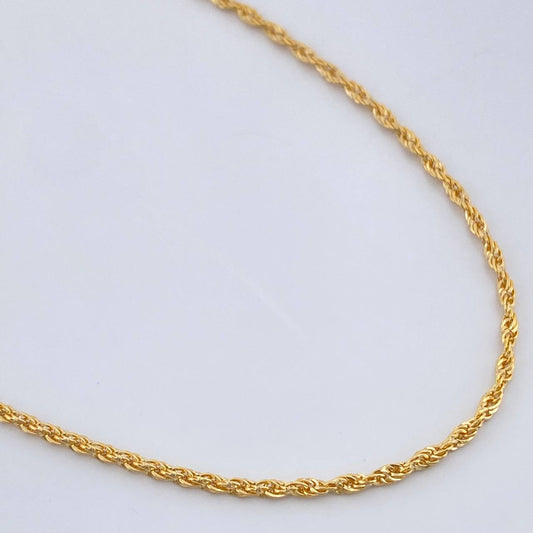 Cadena Lazo 1.05gr / 15 3/4 in / Oro Amarillo +3 18K +