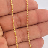 Cadena Lazo 1.05gr / 15 3/4 in / Oro Amarillo +3 18K +