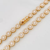 Cadena Tennis 28.3g / 16 1/4 in / 5.84mm Oro Amarillo 18K