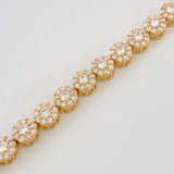 Pulso Tennis 16.7g / 7 1/2 in / 5.75mm Oro Amarillo 18K