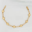 Pulso Halo Trebol 7g / 6 3/4 in / 2.45mm Oro Amarillo 18K