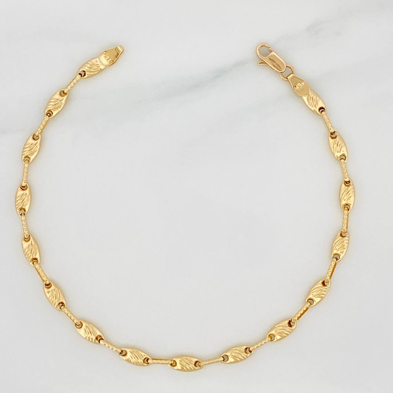 Bracelet Rustica Paris 4g / 8 in / 3.51mm Yellow Gold 18K