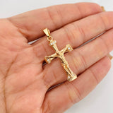 Dije Cruz Cristo 4.3g / 1 1/2 in Oro Amarillo 18K