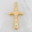 Dije Cruz Cristo 5g / 2 1/4 in Oro Amarillo 18K