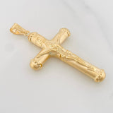Dije Cruz Cristo 5g / 2 1/4 in Oro Amarillo 18K