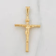 Pendant Cross Christ 2.8g / 2 in Yellow Gold 18K