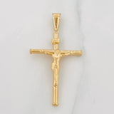 Pendant Cross Christ 2.8g / 2 in Yellow Gold 18K