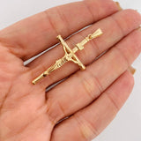 Dije Cruz Cristo 1.45g / 1 1/2 in Oro Amarillo 18K