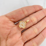 Clover Pendant 2.75g / 3/4 in 18K Yellow Gold