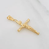 Dije Cruz Cristo 1.5g / 1 1/2 in Oro Amarillo 18K