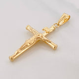 Dije Cruz Cristo 1.4g / 1 1/2 in Oro Amarillo 18K