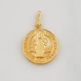 Dije San Benito 1.4g / 3/4 in Oro Amarillo 18K