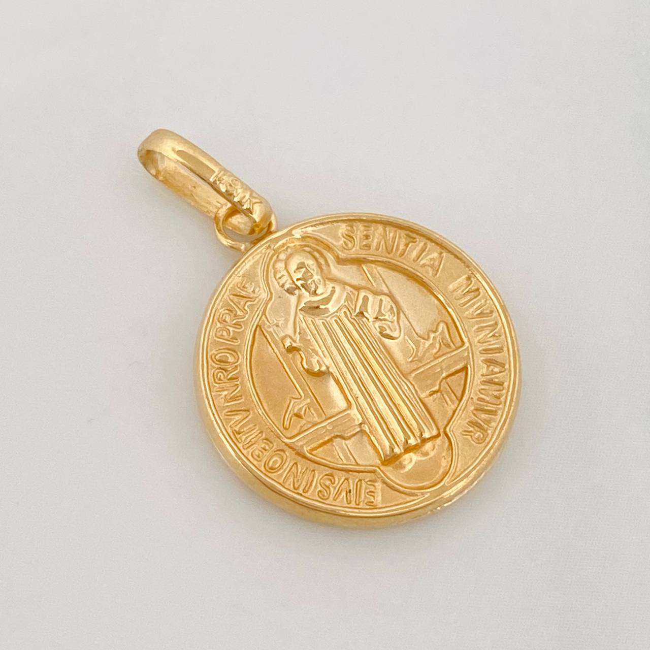 Dije San Benito 1.4g / 3/4 in Oro Amarillo 18K