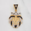 Dije Leon 2.95g / 1 1/4 in Tres Oros 18K