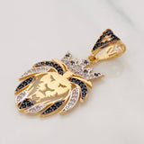 Dije Leon 2.95g / 1 1/4 in Tres Oros 18K