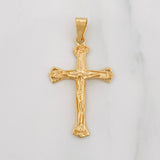 Dije Cruz Cristo 2.85g / 1 1/2 in Oro Amarillo 18K