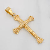 Dije Cruz Cristo 2.85g / 1 1/2 in Oro Amarillo 18K