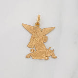 Dije San Miguel Arcangel 0.95g / 3/4 in Oro Amarillo 18K