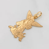 Pendant Saint Michael the Archangel 1g / 3/4 in Yellow Gold 18K