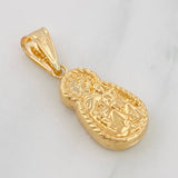 Pendant Virgen del Carmen 1.2g / 1 1/4 in Yellow Gold 18K