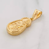 Pendant Virgen del Carmen 1.2g / 1 1/4 in Yellow Gold 18K