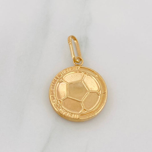 Dije Balon 1.1g / 3/4 in Oro Amarillo 18K