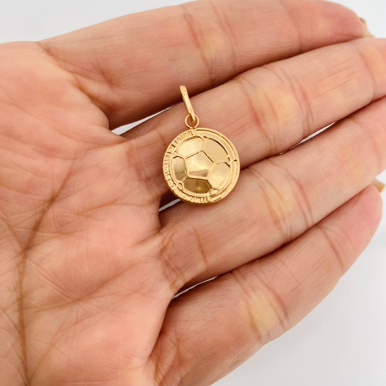 Pendant Ball 1.1g / 3/4 in Yellow Gold 18K