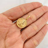 Dije San Benito 1.4g / 3/4 in Oro Amarillo 18K