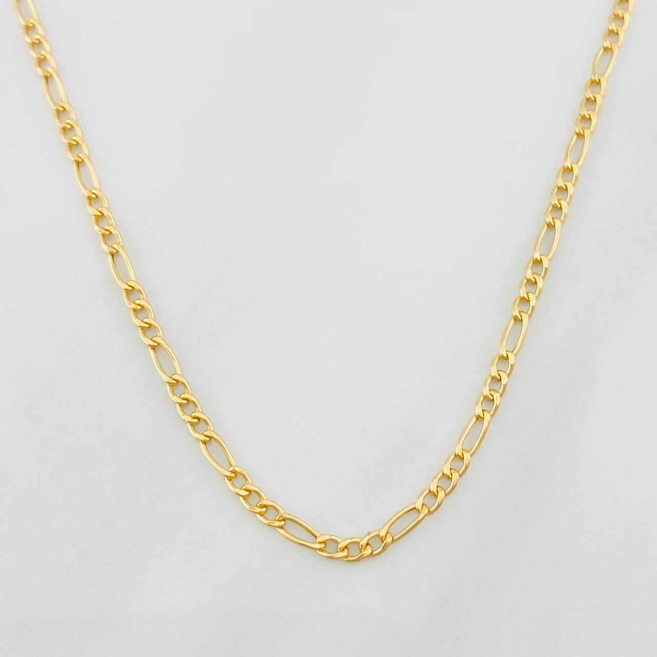 Cadena Fígaro 1.75g / 24 in / 1.9mm Oro Amarillo 18K