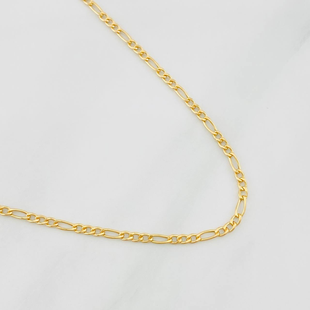 Cadena Fígaro 1.75g / 24 in / 1.9mm Oro Amarillo 18K