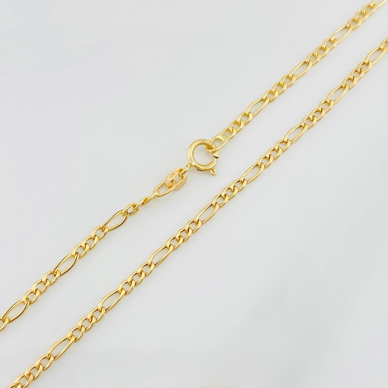 Cadena Fígaro 1.75g / 24 in / 1.9mm Oro Amarillo 18K