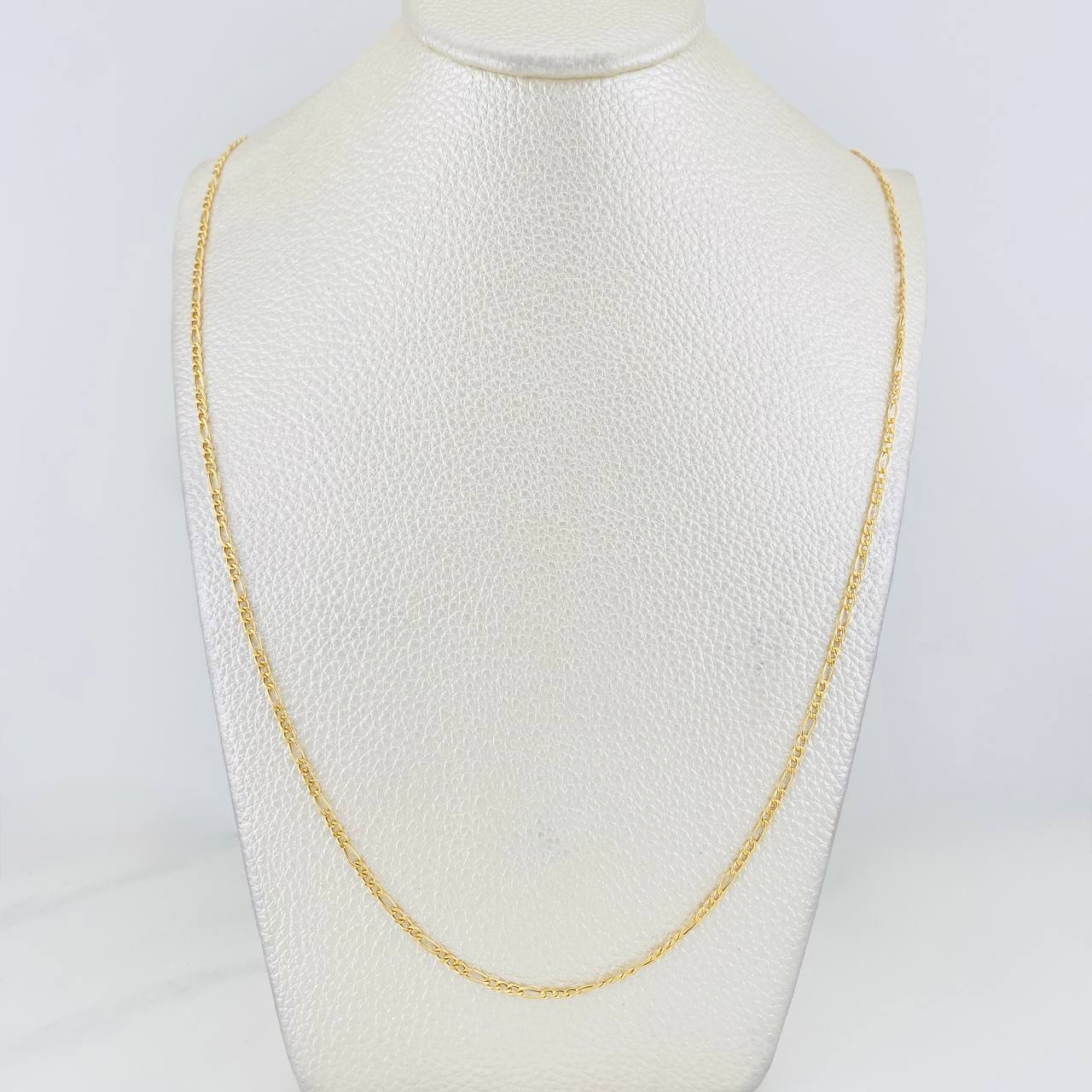 Cadena Fígaro 1.75g / 24 in / 1.9mm Oro Amarillo 18K