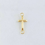 Charm Plain Cross 0.3 g / 3/4 in 18K Yellow Gold