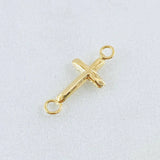 Charm Plain Cross 0.3 g / 3/4 in 18K Yellow Gold