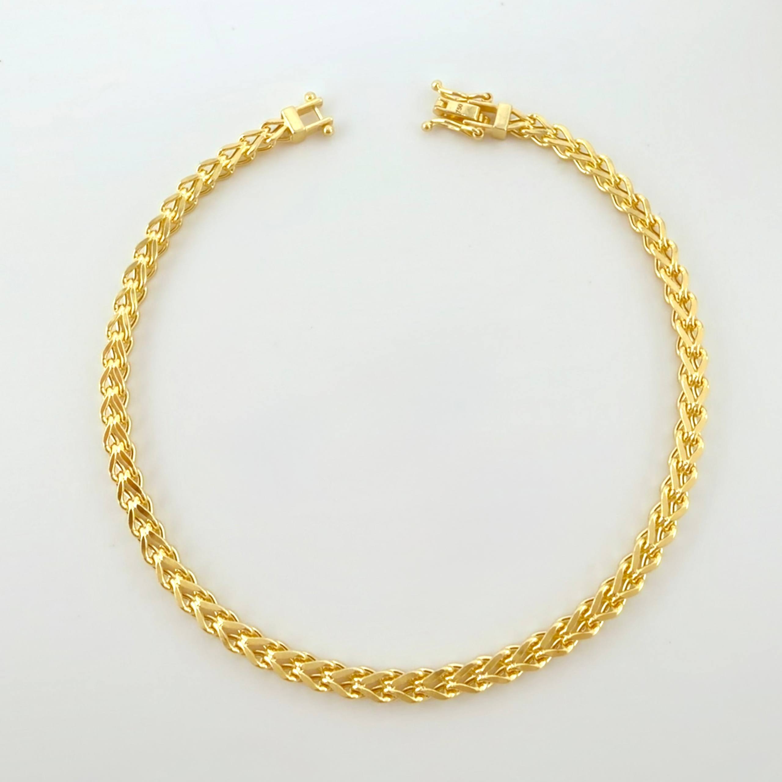 Pulso Franco 4gr / 7 1/2 in / 2.9mm Oro Amarillo +3 18K