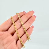 Pulso Franco 4gr / 7 1/2 in / 2.9mm Oro Amarillo +3 18K *