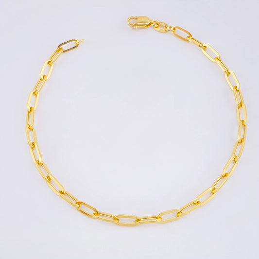 Pulso Cajon 2.35gr / 7 in / 3mm Oro Amarillo +3 18K