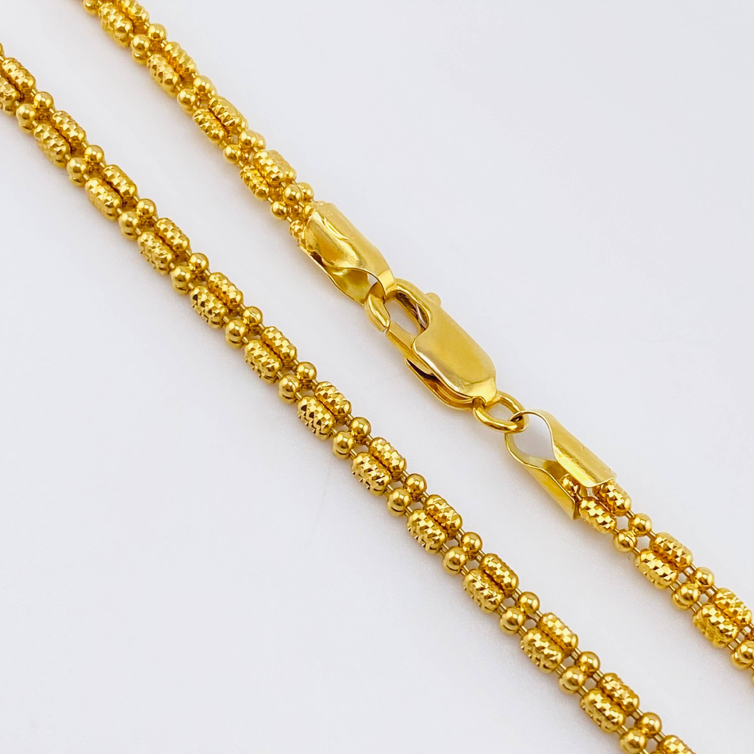 Ice Chain 22.05gr / 23 1/2 in / 3mm Yellow Gold +4 18K
