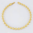 Pulso Militar Media Luna 6gr / 8 1/4 in / 4mm Oro Amarillo Nac.Esp. 18K