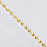 Pulso Militar Media Luna 3.6gr / 7 in / 2.5mm Oro Amarillo Nac.Esp. 18K ©