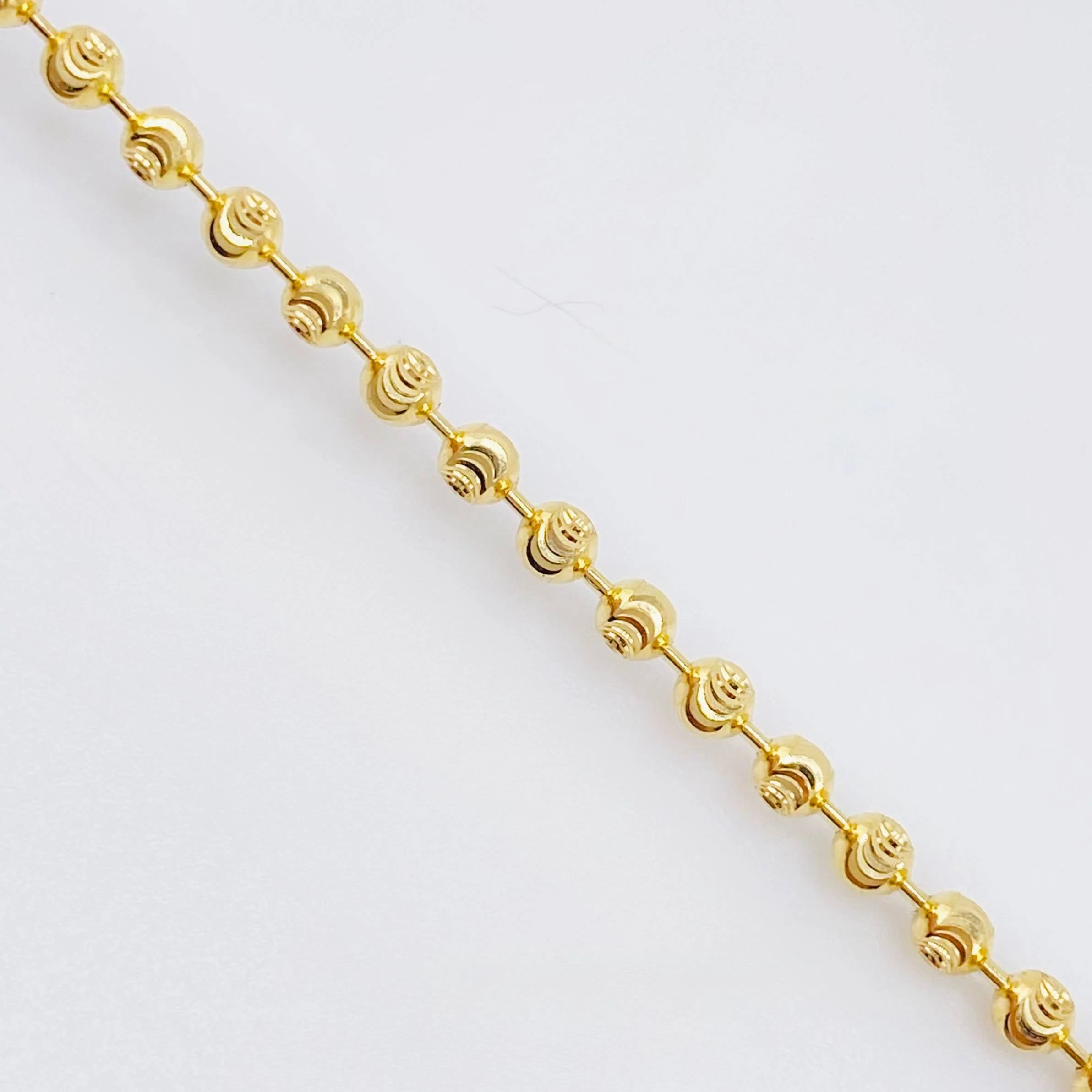 Medium Military Chain 17.8g / 24 1/2 in / 3.65mm 18K Yellow Gold
